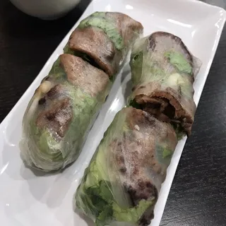 Grilled Pork Spring Rolls