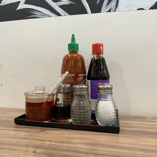 Sauces at the table