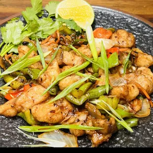 Savory Black-bean Grouper fish.
