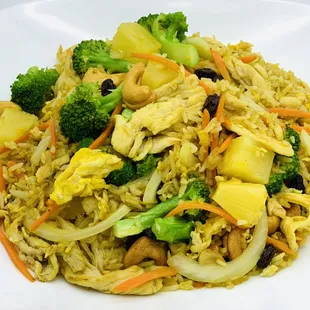 Sweet and savory 
Pine Apple Fried Rice