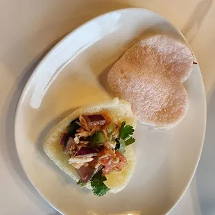 Heart shaped shrimp chips