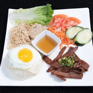 Broken Rice with Grilled Pork Special
Cơm Tấm Thịt Nướng Đặc Biệt