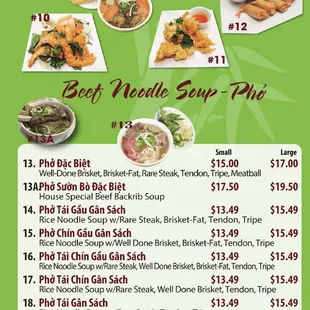 Pho Menu (11/28)