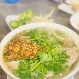 Vietnamese udon with pork