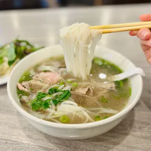 Pho Brisket Rare Steak