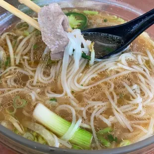 Pho with Rare Beef