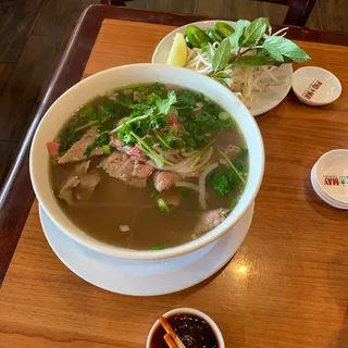 #24 Beef Pho w/ Rare Steak
