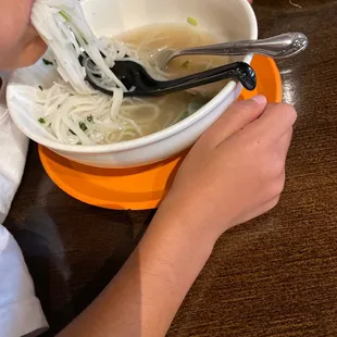 Pho Beef Brisket Pho not great pictures but not much meat