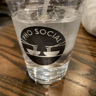 Pho Social water cup lol