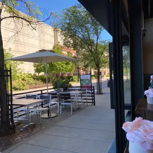 Patio outside dining