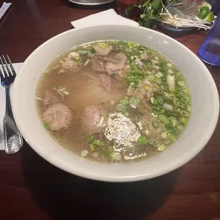 Pho Special   (Rare beef, brisket, meatball)