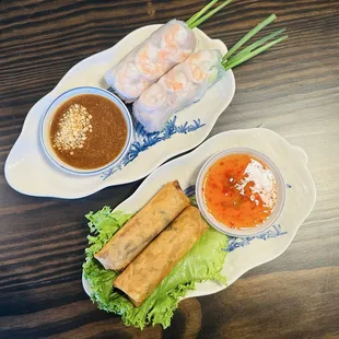 Spring rolls &amp; egg rolls