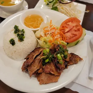 Pork Rice Plate