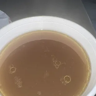 A whole lotta fucking oil. It's gross af