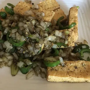 Salt n pepper tofu... excellent