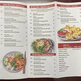 Menu January 2024