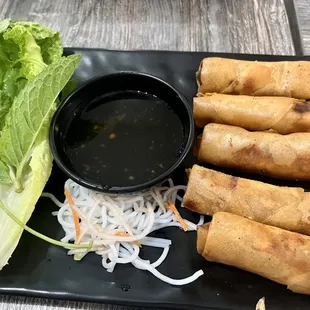 Spring rolls are 5 per order!