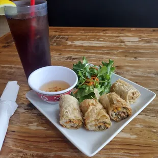 My Vietnam roll ( a true appetizer preparing one for a second course.