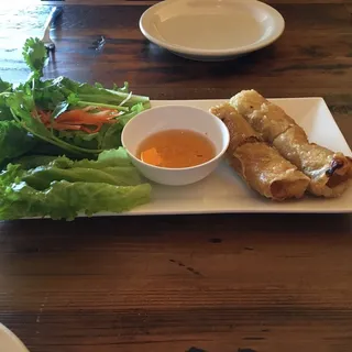 A1. Vietnamese Style Egg Rolls with Lettuce Wrap