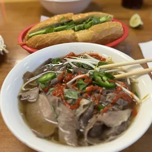 Brisket and flank pho