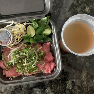 Pho with Rare Steak