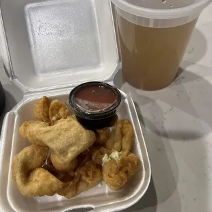 A5.Crab Meat Cheese Wontons