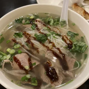 P02. Rare Steak &amp; Brisket Pho