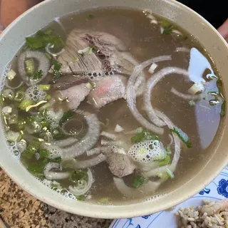 7. Pho with Rare Steak and Brisket