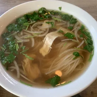 17. Chicken Rice Noodle in Beef Broth