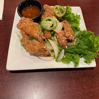 A15. Garlic Butter Fried Chicken Wings