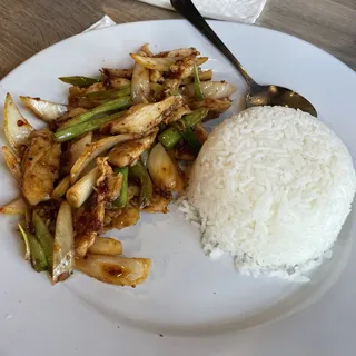 52. Stir-Fry Chicken Lemongrass
