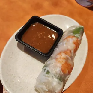 Spring roll (had a small hair in it though).