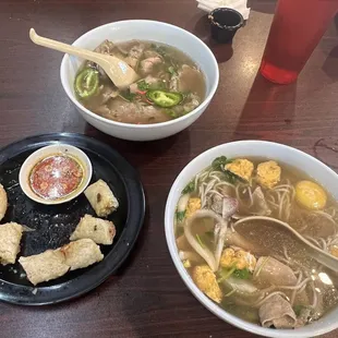 Pho and chicken Roll