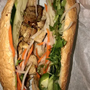 BBQ Pork Banh mi.