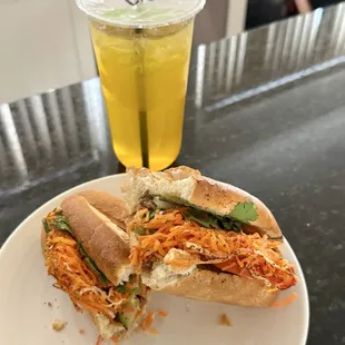 Banh Mi/BBQ Pork sooo good after reheating in air fryer