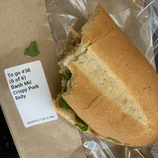 Banh Mi/Crispy Pork Belly