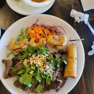 Shrimp and beef vermicelli