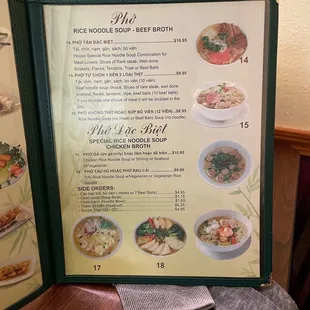 sushi and sashimi, menu