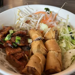 a bowl of food