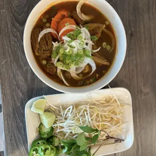 Beef stew with noodles spicy