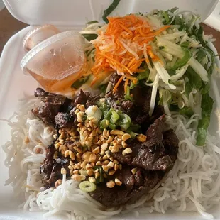 #29 lemongrass beef vermicelli bowl