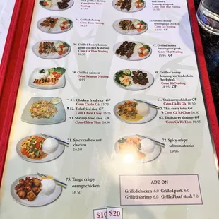 ramen and noodles, menu