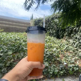 Thai tea boba (has room for improvement)