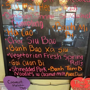 New vegan items on the menu!