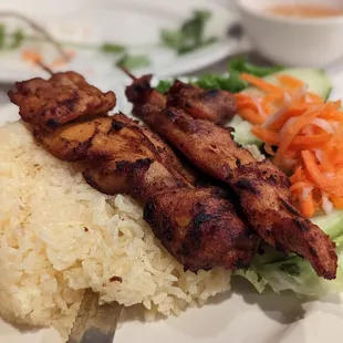 Chicken skewers