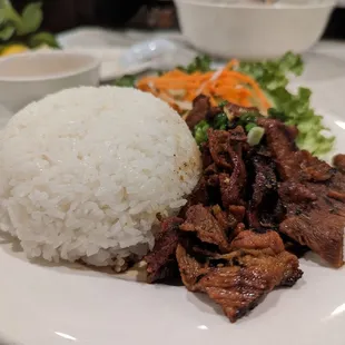 Bbq pork plate