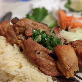 Chicken skewers