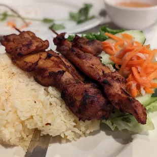 Chicken skewers