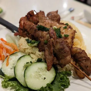 Chicken skewers