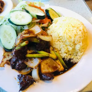 Diced Garlic Steak